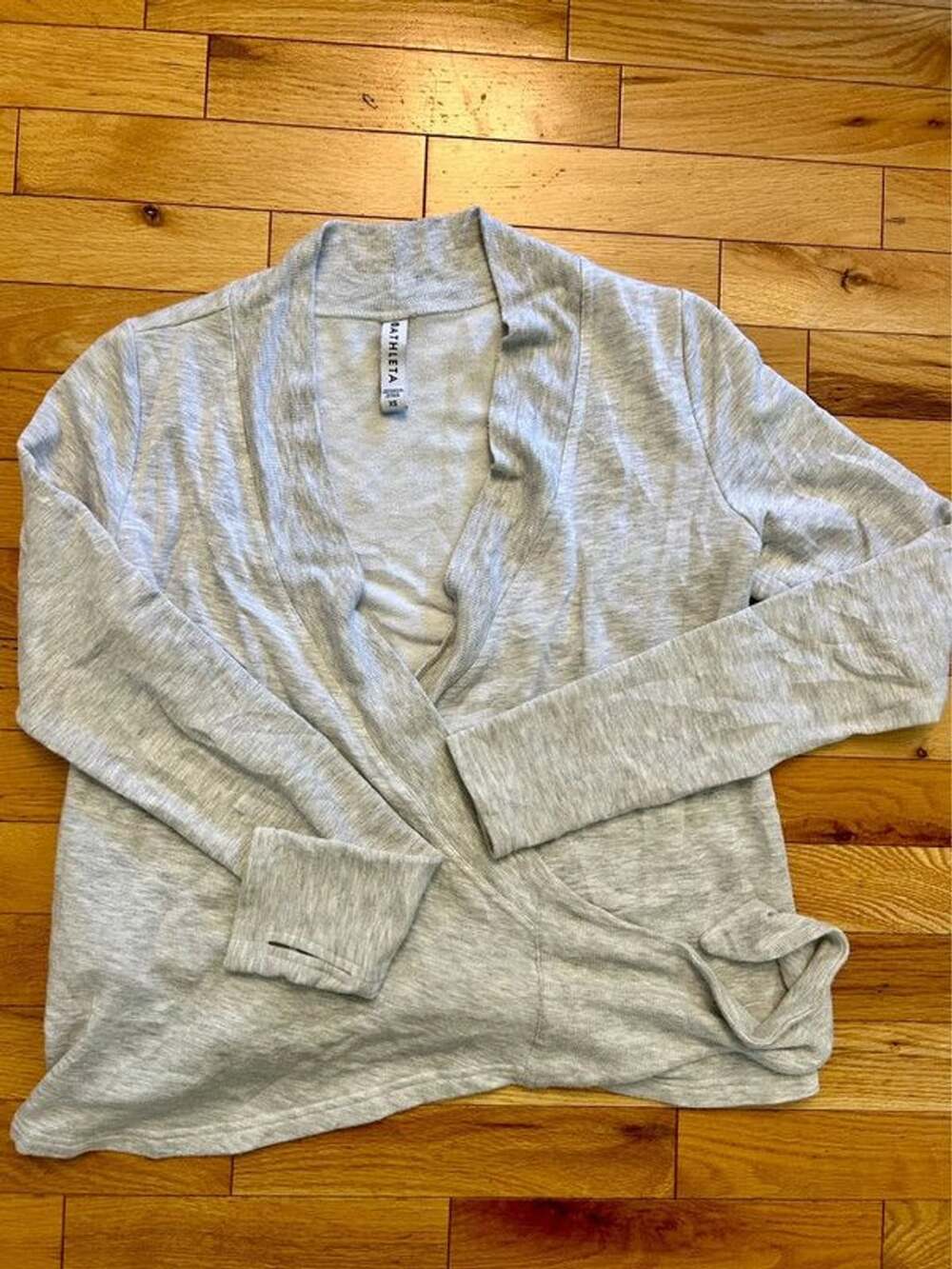 Athleta Pranayama Wrap Cardigan Size XS Gray